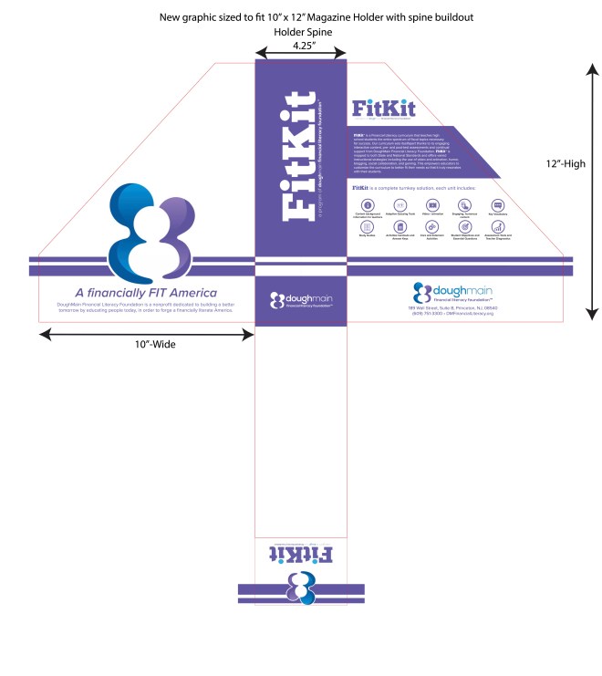 FitKit Magazine Holder